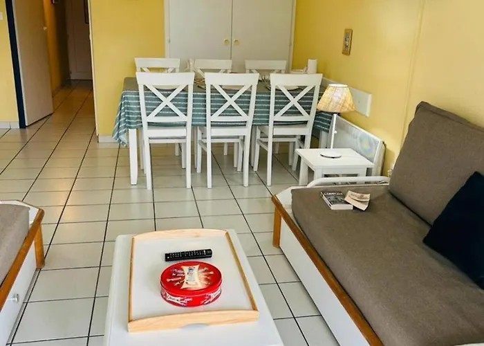 4-7 Pers Grande Terrasse Vue Golf Acces Piscine Et Ocean דירה